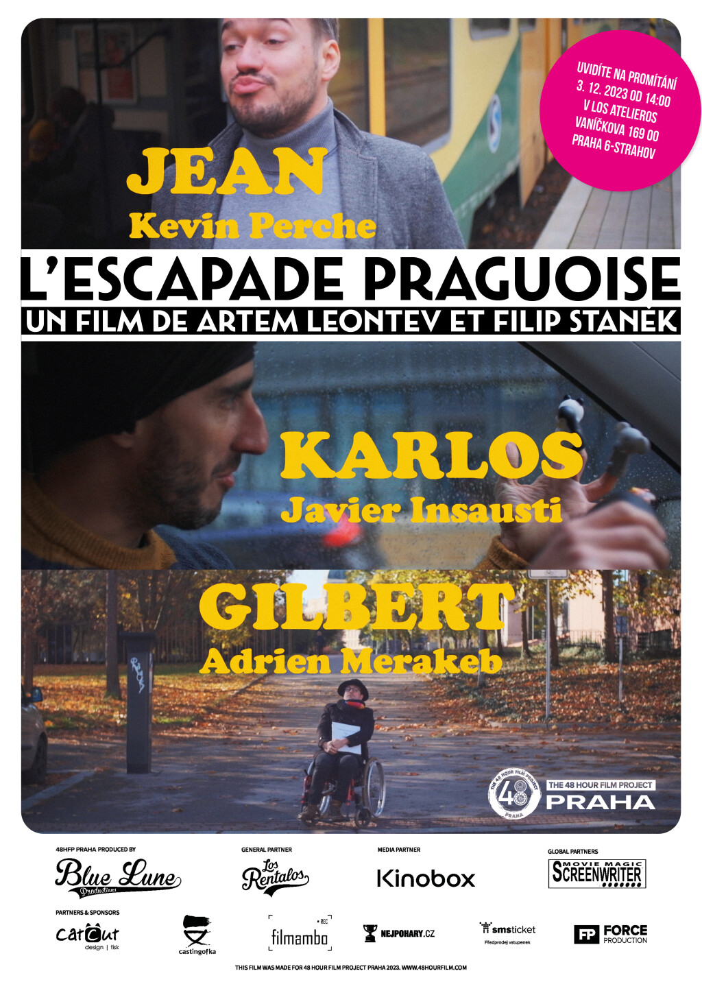 Filmposter for L’escapade Praguoise